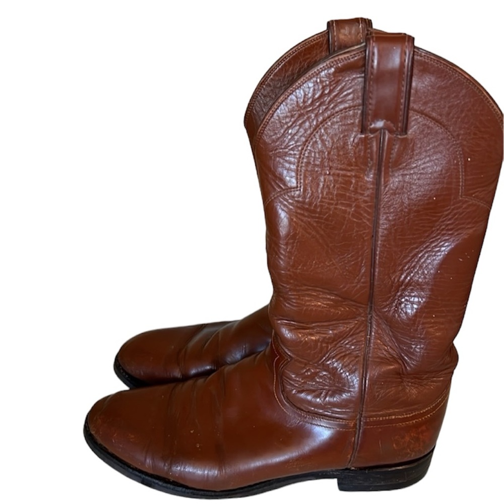Justin Roper brown leather men’s boots size 9C